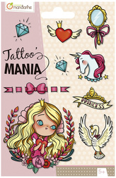 Tatuaże zmywalne Księżniczka, Avenue Mandarine