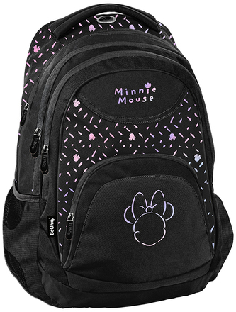 Plecak Minnie czarny holograficzny DM25MB-2708, Paso