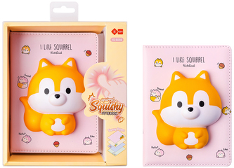Notes Wiewiórka 128 stron, Squishy