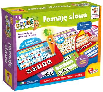 Gra edukacyjna Carotina Poznaję Słowa, Lisciani