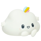 LED noční silikonová lampička Cloud, 3 režimy svícení, časovač, bílá