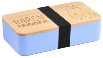 KESPER Obědový box modrý, bambus, plast 18,5x10,5x5cm