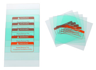 Sklo ochranné pro svářecí kuklu WELDING MASK PRO VIEW, 10 ks - náhradní díl SIXTOL