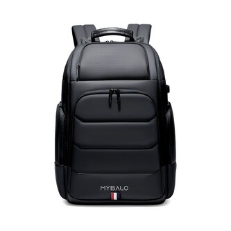 MyBalo Atlas prostorný batoh na notebook černý