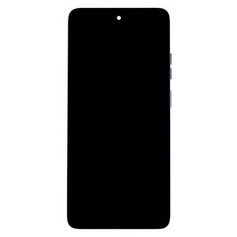 Motorola G56 LCD Display + Dotyková Deska + Přední Kryt Black Oyster (Service Pack)