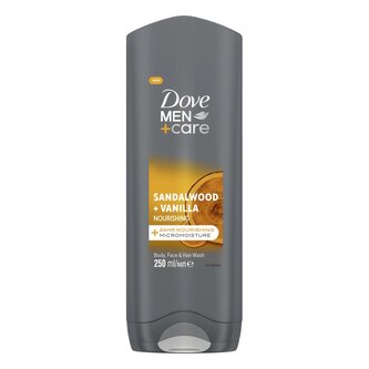Dove men sprchový gel Sandalwood & vanilla 250 ml