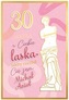 Karnet B6 30 Urodziny damskie rzeźba