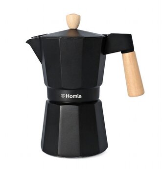 Kávovar | MIA MOKKA | černý s dřevěnou rukojetí | na 6 šálků | 806143