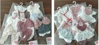 Zestaw ubranek dla lalek 33-34cm MIX