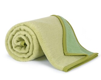 Přikrývka KIRA PLUS jednolůžková - Zelená - 150x200 cm