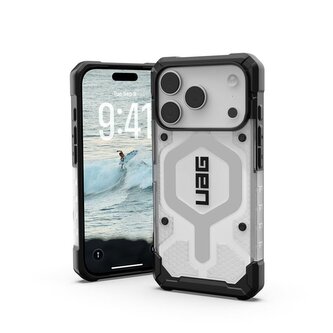 UAG Pathfinder Clear Magsafe,Ice/Silver - iPhone 2025 Pro
