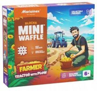 Mini Waffle 50el Farmer Traktor z pługiem