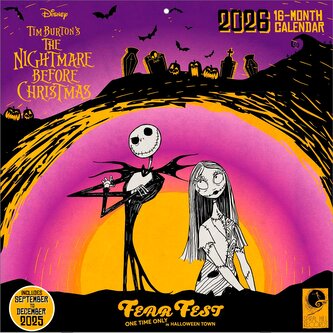 THE NIGHTMARE BEFORE CHRISTMAS - Broschürenkalender im Format 30 x 30