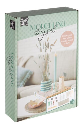 Modelovací  sada - váza, miska, svícen