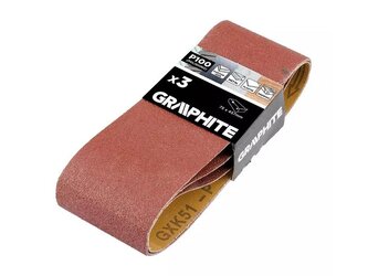 Plátno brusné nekonečný pás 75x457mm P100 GRAPHITE 58T363 3ks