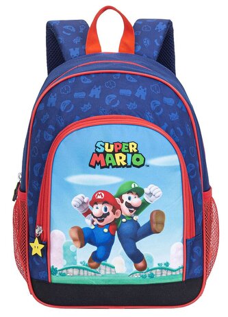 Batoh Super Mario: Postavy (objem 17 litrů|27 x 37 x 17 cm) polyester