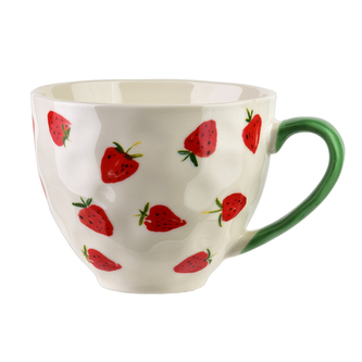 TRUSCI Kubek 400ml 11x15x9cm truskawka