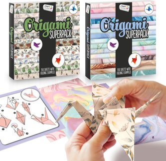 Origami superpack, 2 balení 15x15cm