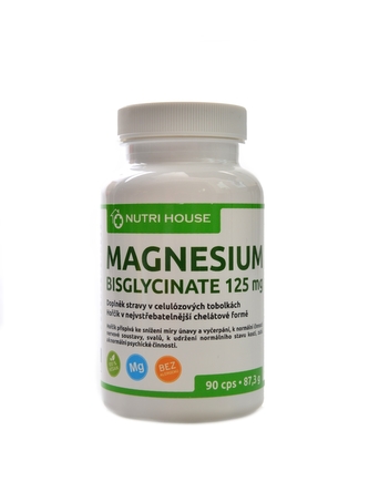 Nutrihouse - Magnesium Bisglicynate 125mg 90 kapslí