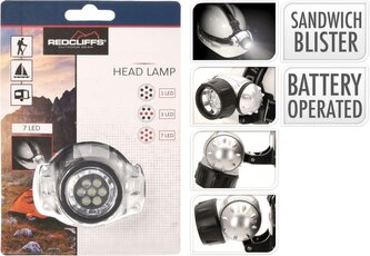 svítilna čelovka 7x6x4cm