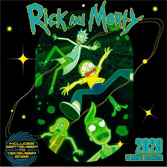 RICK AND MORTY - Broschürenkalender im Format 30 x 30