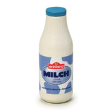 Mleko w drewnianej butelce do zabawy dla dzieci Erzi