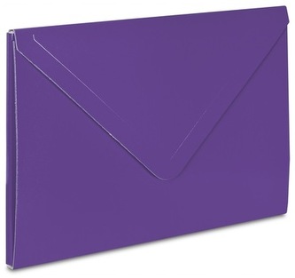 Teczka kopertowa A4 2 10mm fioletowa, VauPe