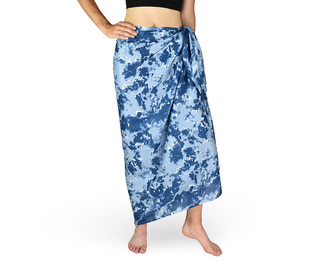 Sarong - Pareo REN, mraky, šedo-modrá Sarong - Pareo REN, mraky, šedo-modrá