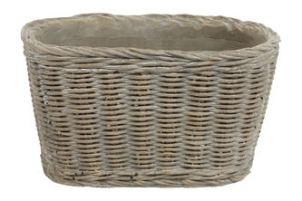 Betonový květináč Sala S hnědý, 12,5 x 12,2 cm