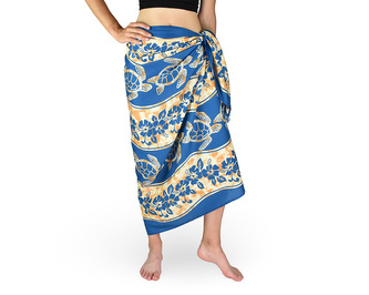 Sarong - Pareo REN, želva, modrá Sarong - Pareo REN, želva, modrá
