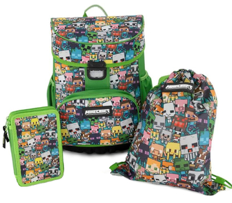 Školní batoh, gym bag a pouzdro Minecraft: Postavy (objem 25 litrů|30 x 39 x 21 cm) Školní batoh, gym bag a pouzdro Minecraft: Postavy (objem 25 litrů|30 x 39 x 21 cm)