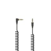 Hama audio kabel jack 3,5 mm, spirálový, 0,75 m