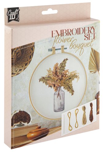 Vyšívání  - Květiny ve váze