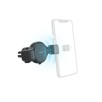 Hama FC-10 Flex-Set, držák do auta s bezdrátovou nabíječkou Qi, nap. adaptér