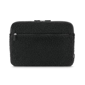 Hama Cozy, obal na notebook, 14,1-15,6" (36-40 cm), huňatý, přední kapsa, černý