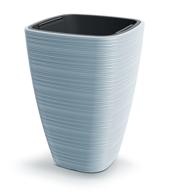 Květináč VENA SQUARE 28,9 cm - barva: světle šedá