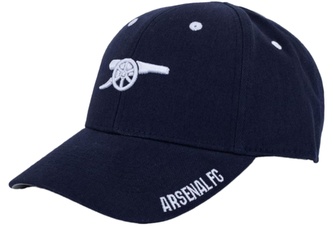 Kšiltovka FC Arsenal: Bílé dělo a nápis (obvod 55-61 cm)