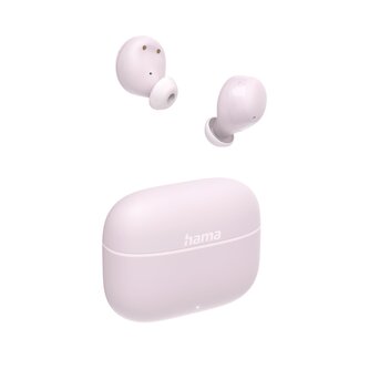Hama Bluetooth sluchátka Freedom Buddy II, špunty, růžová