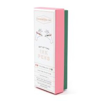 Zestaw 2 długopisów Red Orange&Emerald w pudełku