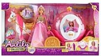 Karoca z lalką i chodzącym koniem 29cm