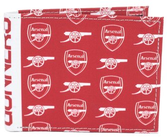 Rozkládací peněženka FC Arsenal: Barevná ikona (11 x 9 cm)
