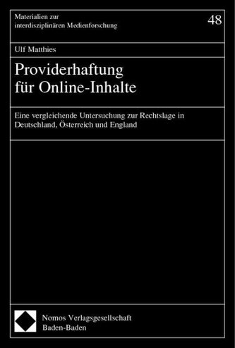 Providerhaftung für Online-Inhalte