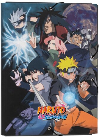 Složka s klopami Naruto Shippuden: Naruto a Sasuke (26 x 34 x 2 cm)