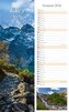 Kalendarz 2026 ścienny pasek Tatry