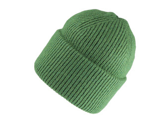 Dámská zimní čepice s králičí vlnou a jemným lurexem - 1 ks - 4 zelená