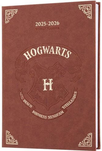 Týdenní plánovací diář A5 2025/2026 Harry Potter (14,8 x 21 cm)
