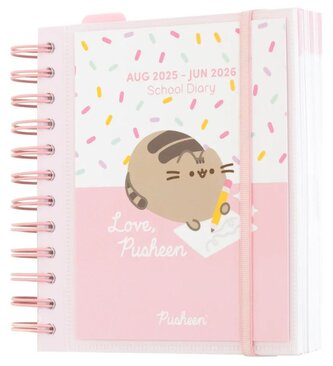 Akademický plánovací diář 2025/2026 Pusheen (14 x 16 cm)