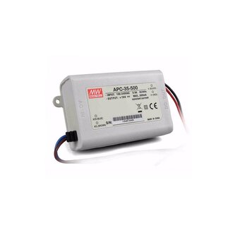Spínaný zdroj konstantního proudu IP42, 35W, 500mA/25..70V DC