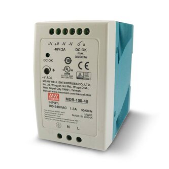 Spínaný zdroj na DIN lištu 90W, 12V/7,5A DC