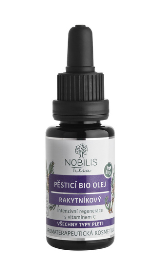 Pěsticí BIO olej rakytníkový 20 ml fialové sklo